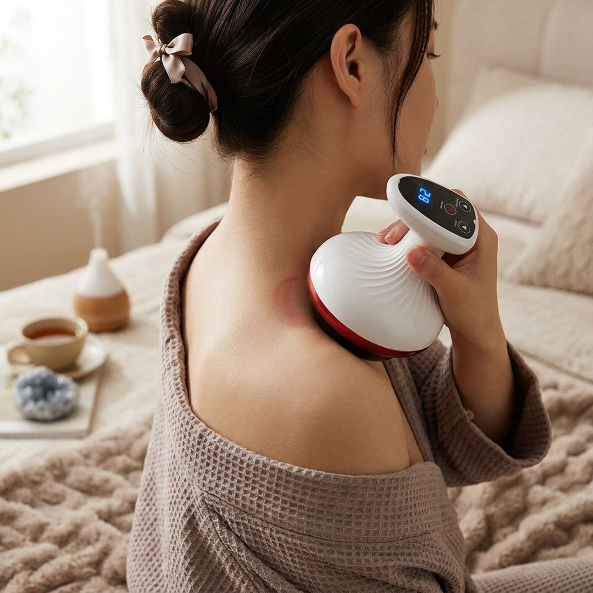 Intelligent Cellulite Massage Device with Red Light Heating Therapy