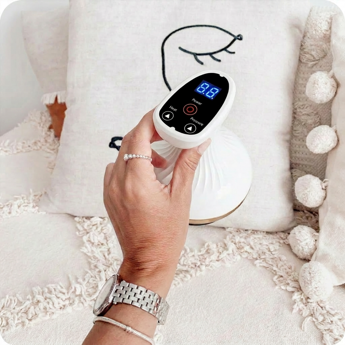 Intelligent Cellulite Massage Device with Red Light Heating Therapy